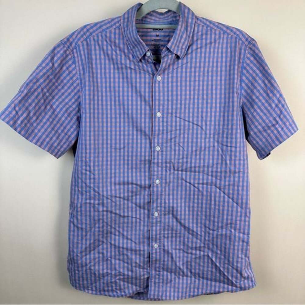 Sonoma Short Sleeve Button Down, plaid, men’s medium